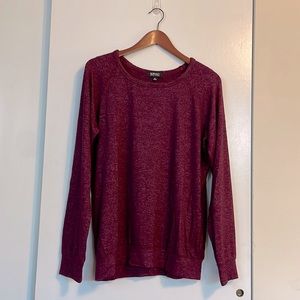 Buffalo David Bitton Heather Magenta Long sleeve Sweater. Size M.